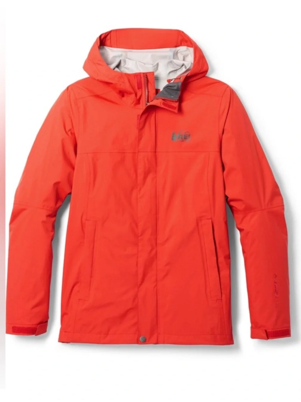 REI Co-op Rainier Peak 2.5L Rain Jacket Coral Red Hooded Waterproof Women’s 3X - Picture 3 of 16